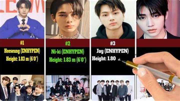 All ENHYPEN Member Height Ranking YouTube