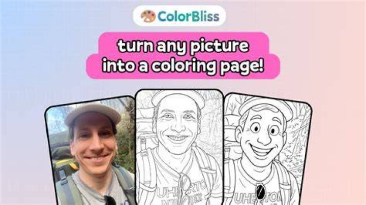 Free coloring pages Turn Photo Into Coloring Page