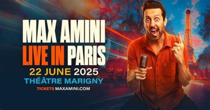 Max Amini Live In Paris *2nd Show, Le République, Paris, 2 April