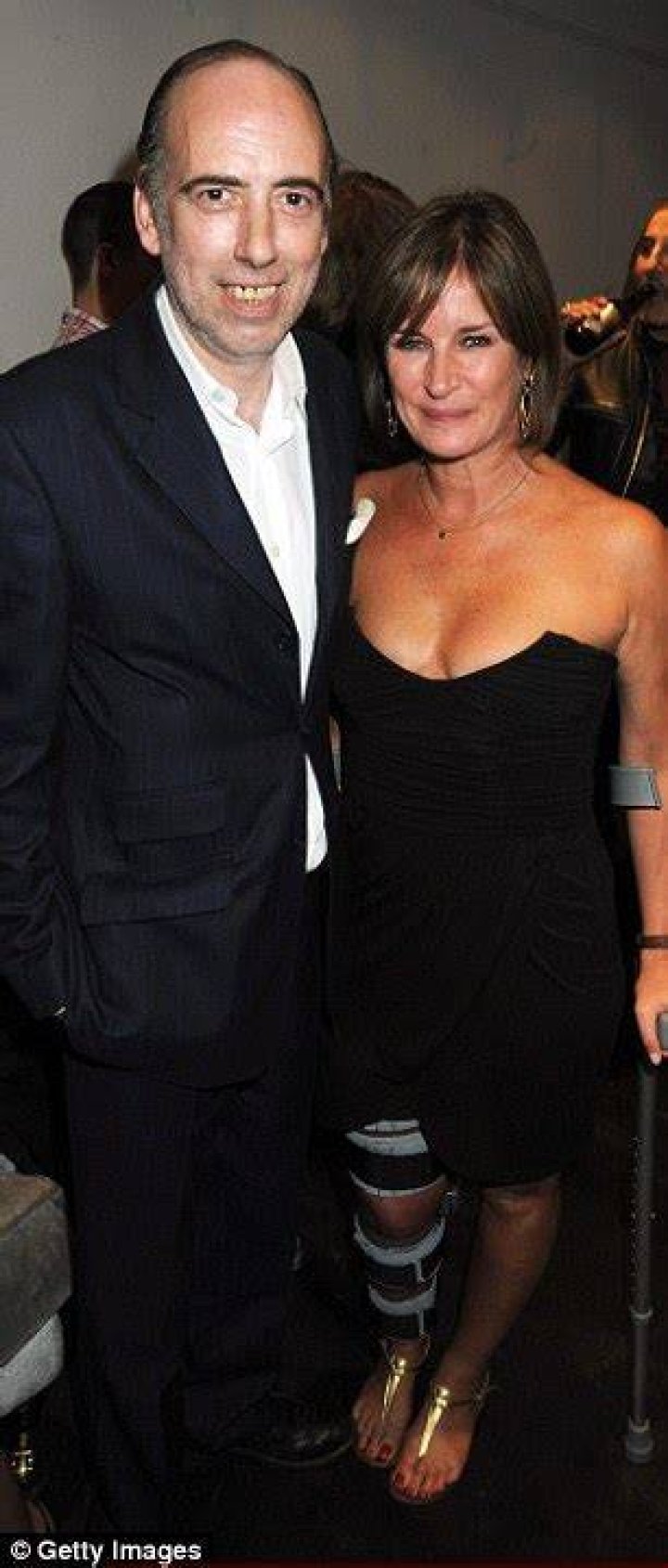Mick Jones and wife Miranda at the private view of Mick Jones's