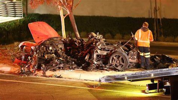Paul Walkers Car Crash